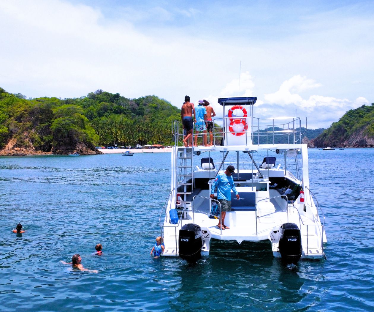 Catamaran morning tour